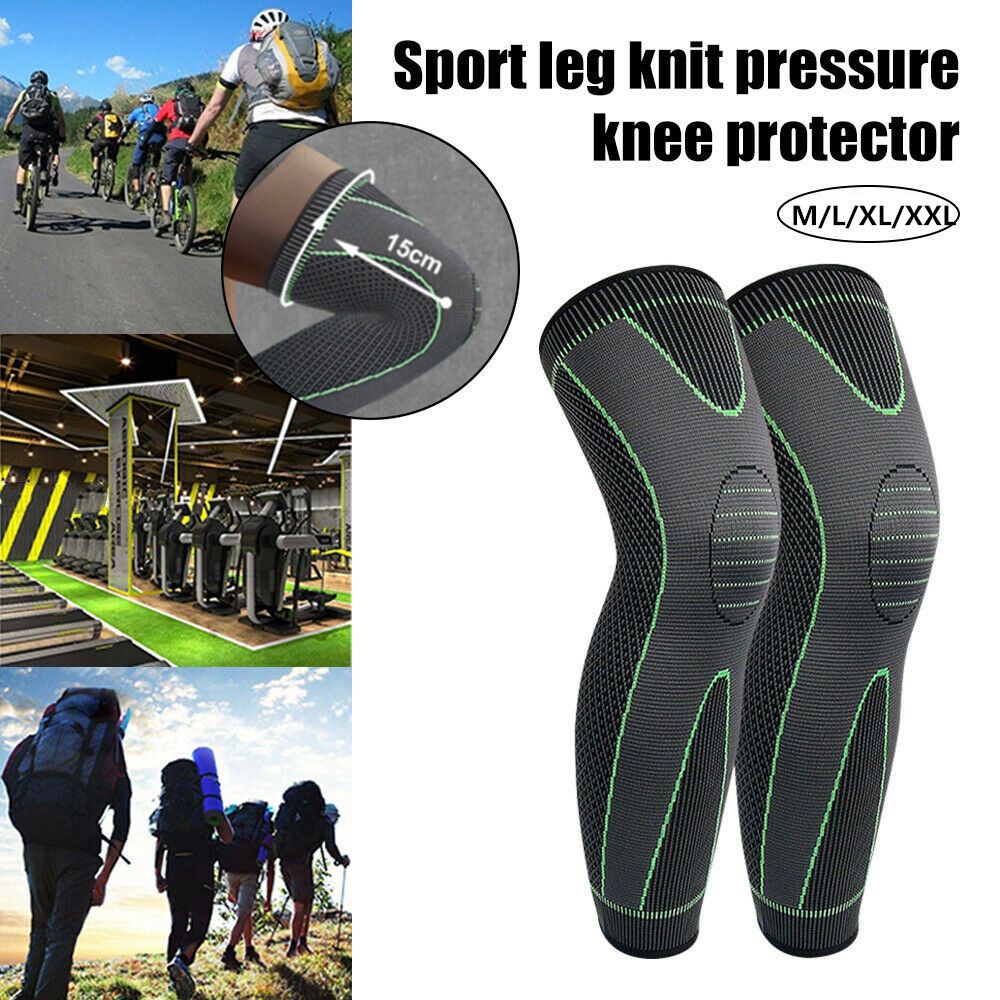 Knee Sleeve Compression - Joelheira de suporte compressão longa pernas