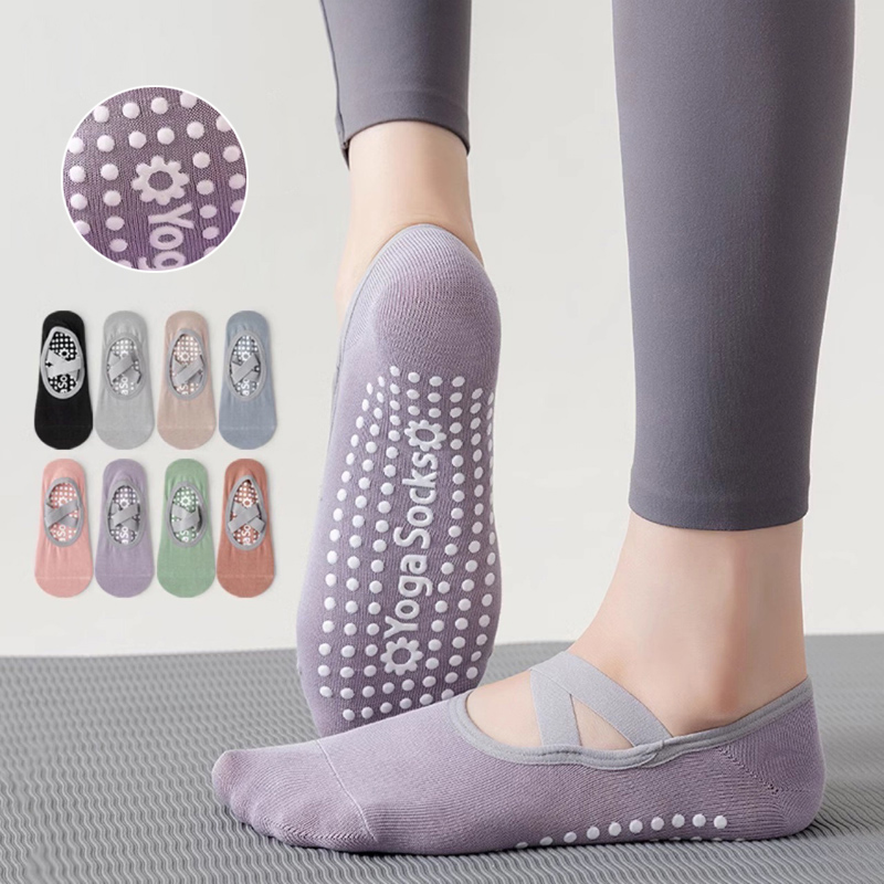Yoga Fitness Workout - Meias de yoga com fundo de