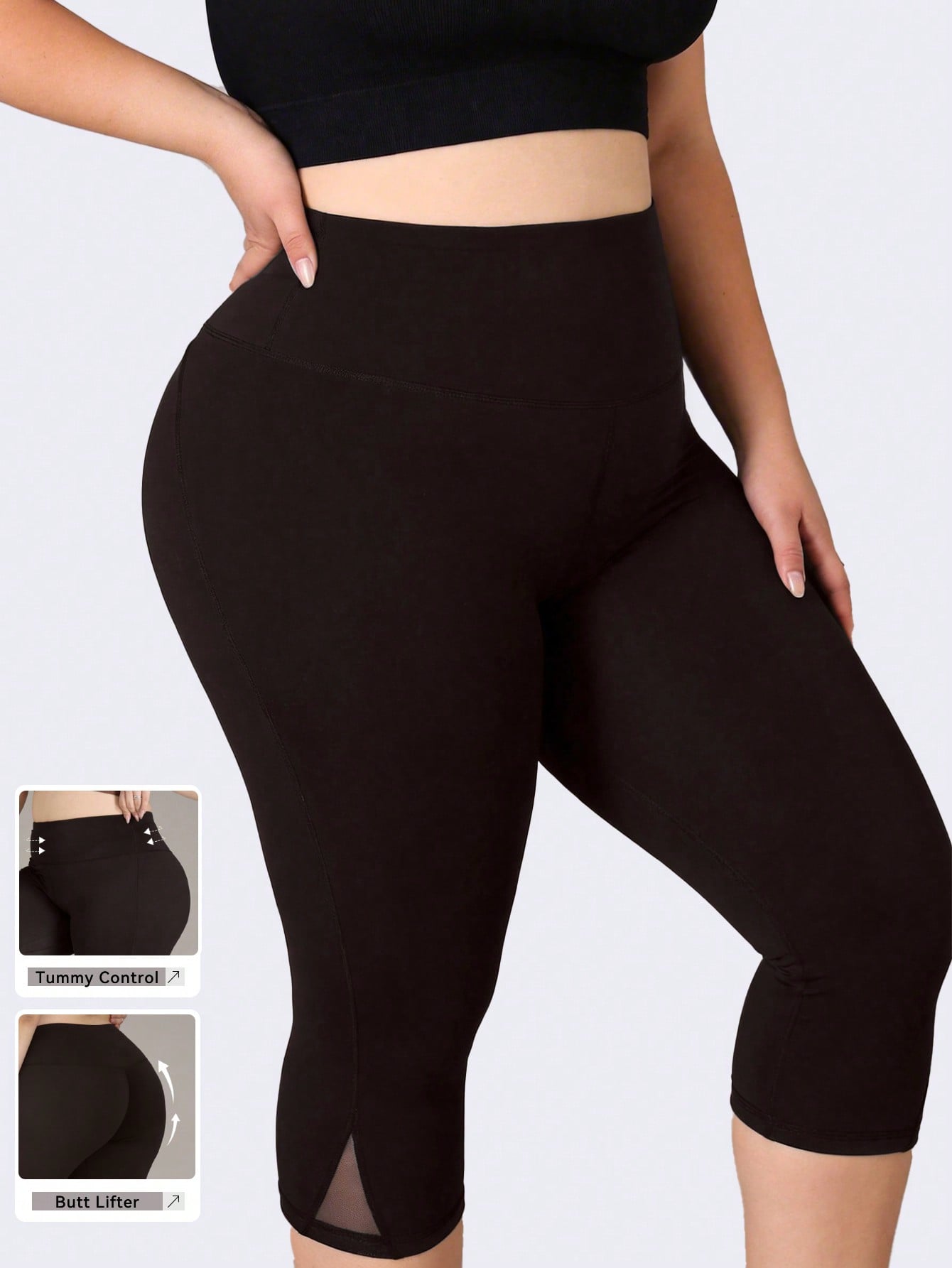 Yoga Fitness Workout - Legging Fitness Plus Size Feminina –