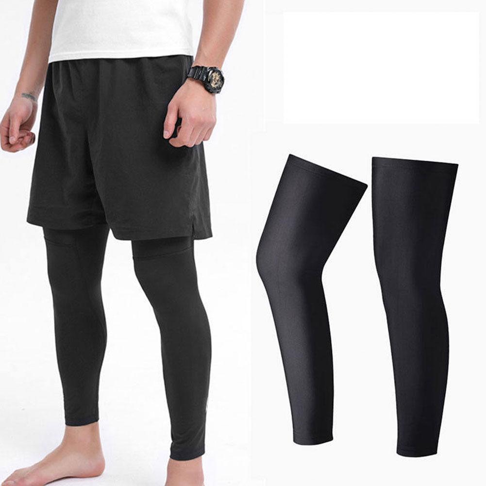 Knee Sleeve Compression - Proteção solar perna cobre mangas de