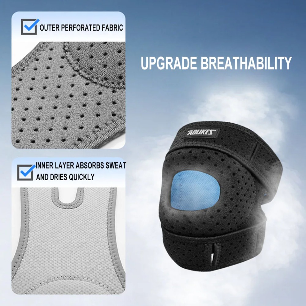 Novo 1 pçs patela joelho cinta - Knee Sleeve Compression avaliação e preço