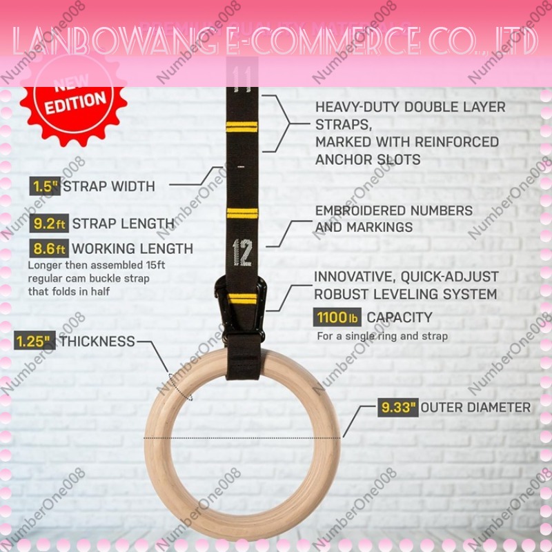 Conjunto de Argolas de Ginásti - Gymnastics Rings avaliação e preço