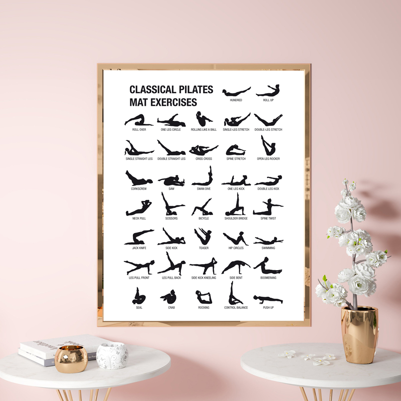 Pôster de Quadro de Exercícios - Yoga Fitness Workout avaliação e preço