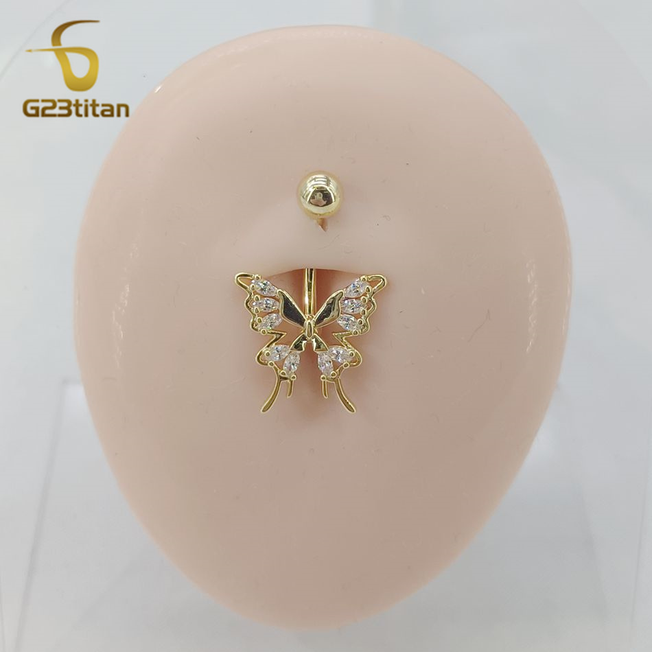 Lindo cristal zircão borboleta - Yoga Fitness Bar avaliação e preço